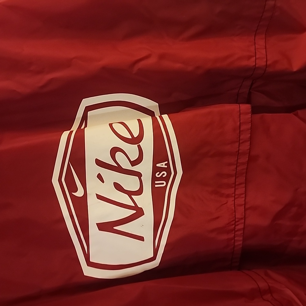 Vintage Nike windbreaker men's zip-up red size large - Picture 7 of 8
